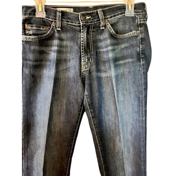 Y2K Red Engine Garnet Jeans Women’s Size 29x32 Bootcut Made in USA Vintage Denim - Picture 2 of 7